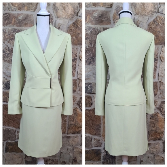 TAHARI 12 Asymmetrical Skirt Suit Set - Picture 1 of 7